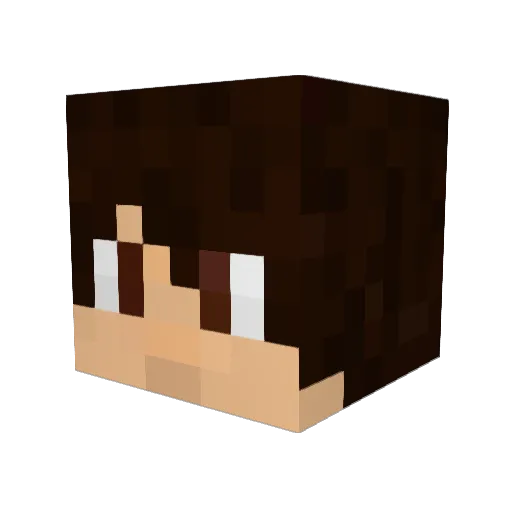 ZERO_JM7 Minecraft avatar head, 3D render
