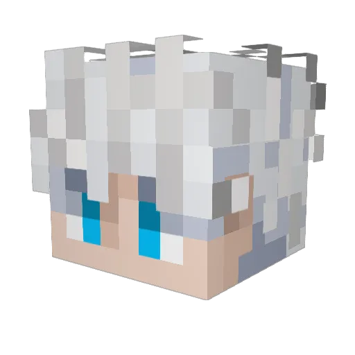 ZESCKz Minecraft avatar head, 3D render