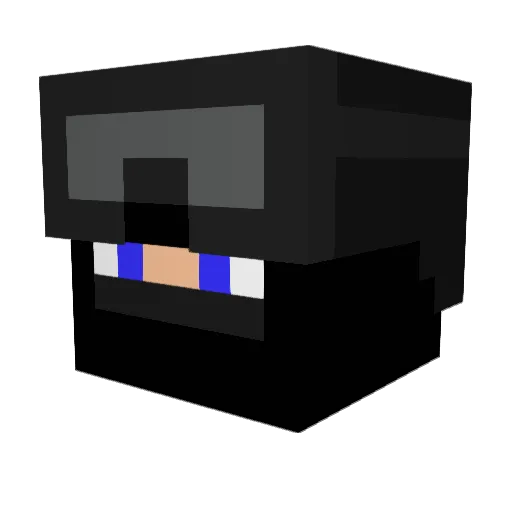 ZETA005 Minecraft avatar head, 3D render