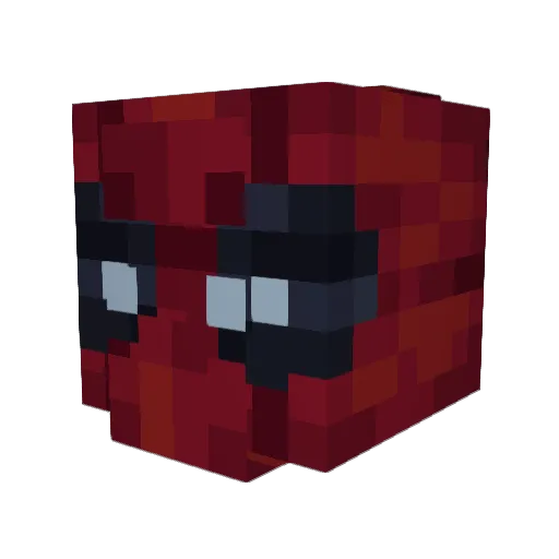 ZEUSxr Minecraft avatar head, 3D render