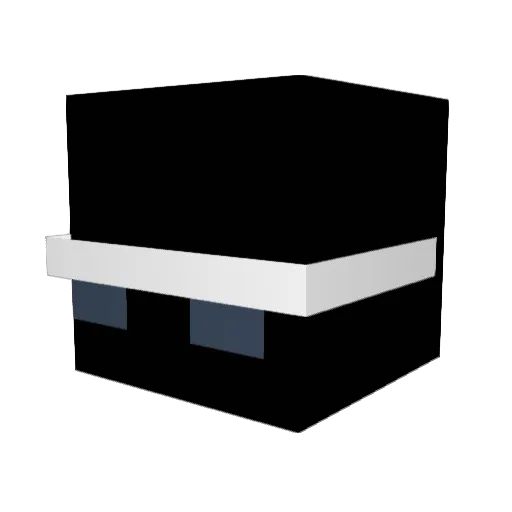 ZEYDO_ Minecraft avatar head, 3D render