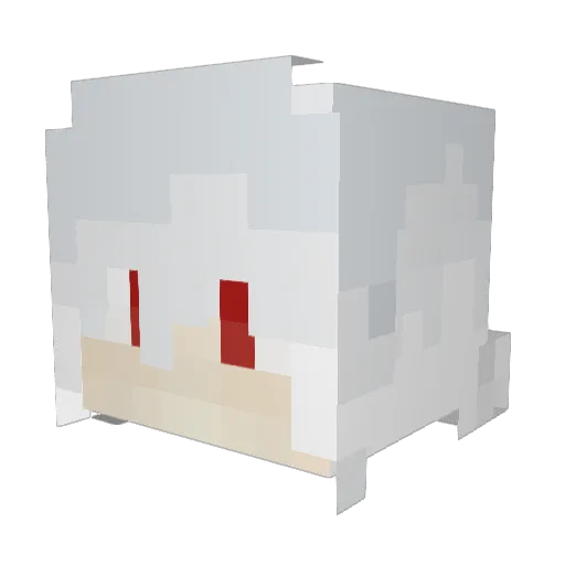 ZFControl Minecraft avatar head, 3D render