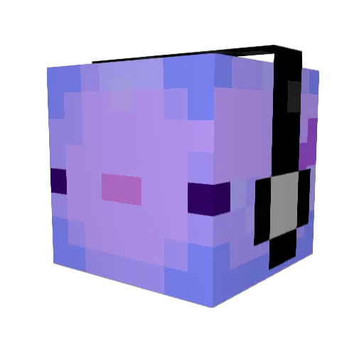ZFRmatdog92 Minecraft avatar head, 3D render