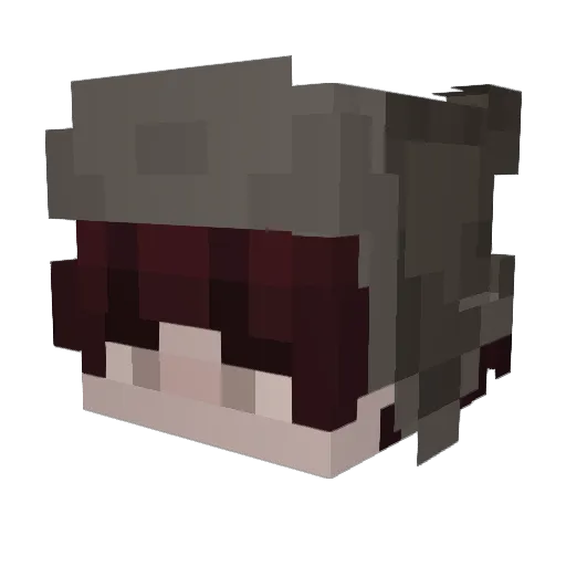 ZFStyles Minecraft avatar head, 3D render