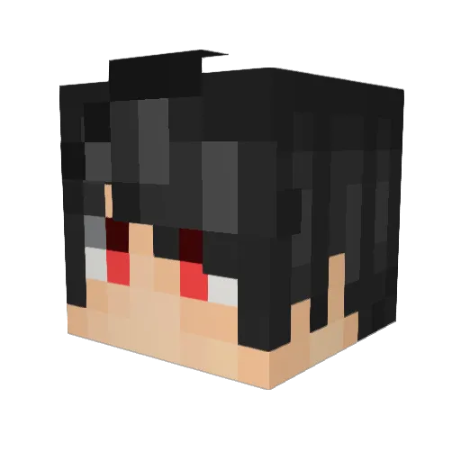 ZFelipy Minecraft avatar head, 3D render
