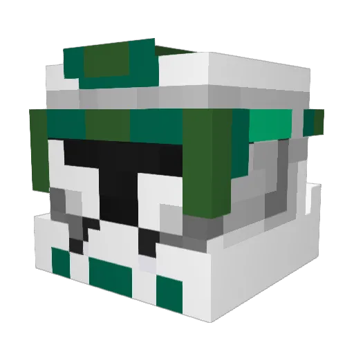 ZFigol11 Minecraft avatar head, 3D render