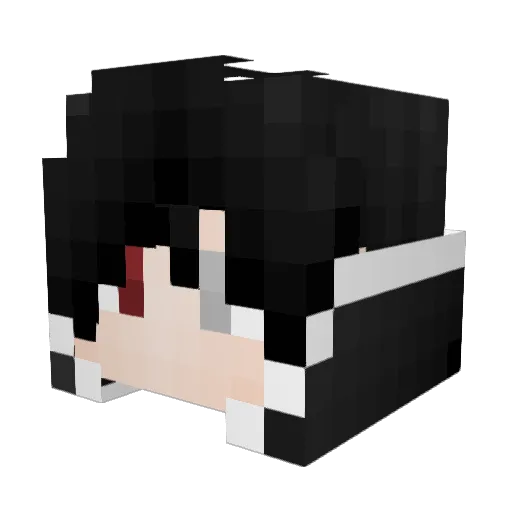 ZHONGCONG Minecraft avatar head, 3D render