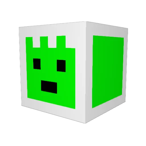 ZHan_i Minecraft avatar head, 3D render