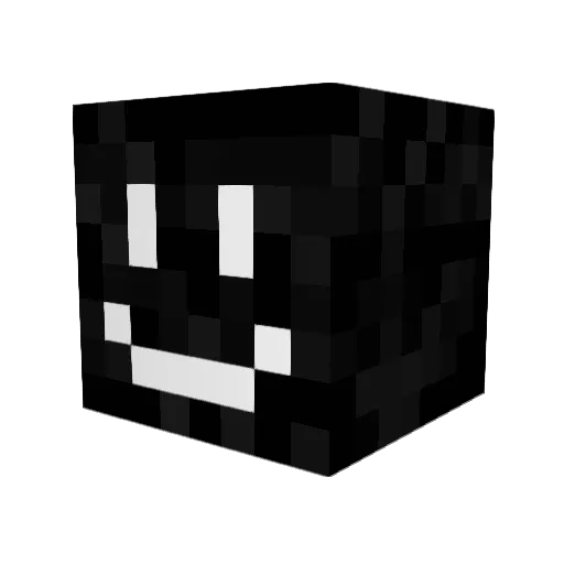ZI000 Minecraft avatar head, 3D render