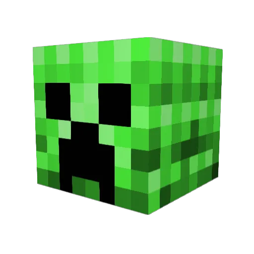 ZIBA111 Minecraft avatar head, 3D render