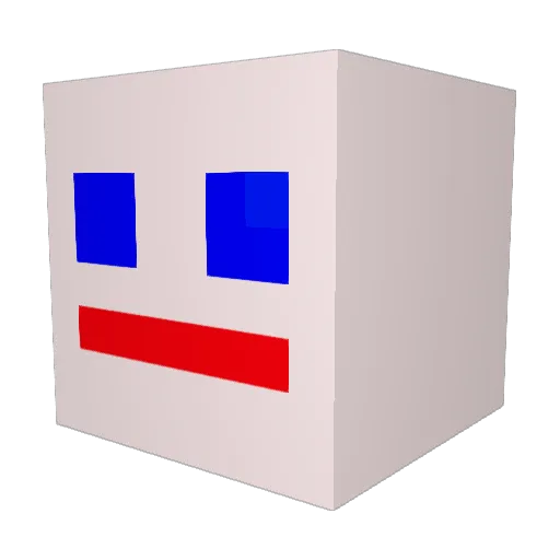 ZIEMEK_GAMING Minecraft avatar head, 3D render
