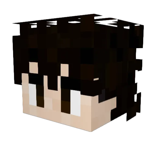 ZIK_G Minecraft avatar head, 3D render