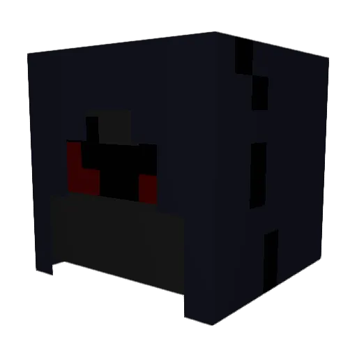 ZINNERMAN_0096 Minecraft avatar head, 3D render