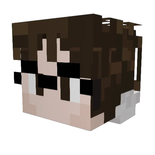 ZIRITH0 Minecraft avatar head, 3D render
