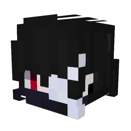 ZIzaI2333 Minecraft avatar head, 3D render