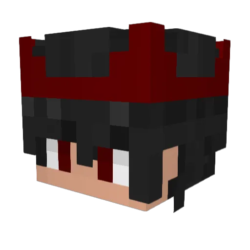 ZJ_Q Minecraft avatar head, 3D render