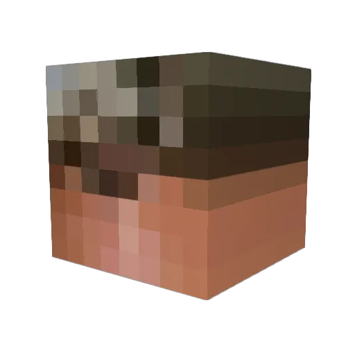ZJacobL Minecraft avatar head, 3D render