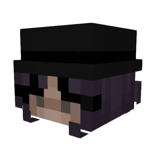ZJoiEnOT Minecraft avatar head, 3D render