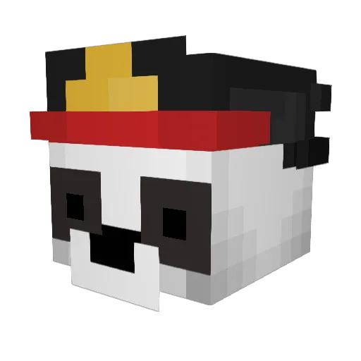 ZK_AlessVFL Minecraft avatar head, 3D render
