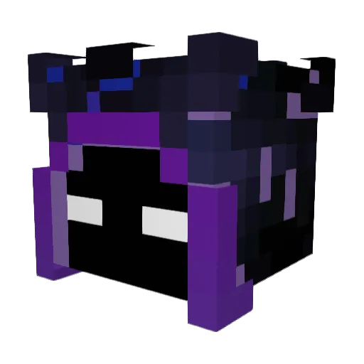 ZLOIDER Minecraft avatar head, 3D render