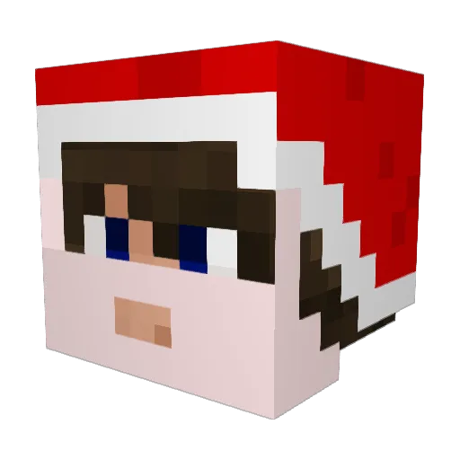 ZMCcryolai Minecraft avatar head, 3D render
