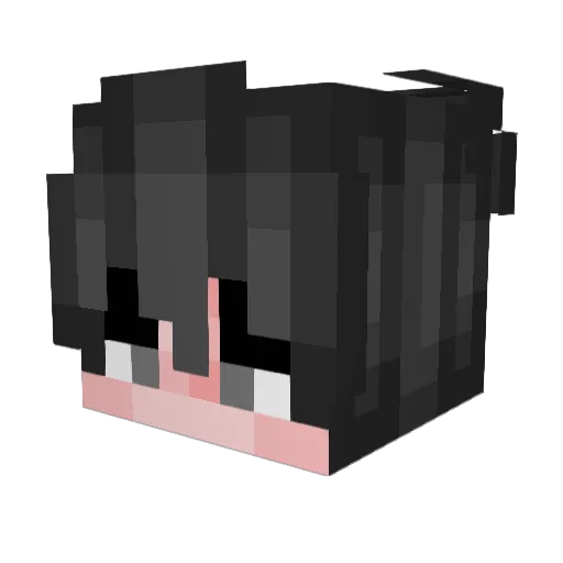 ZMFM7md Minecraft avatar head, 3D render