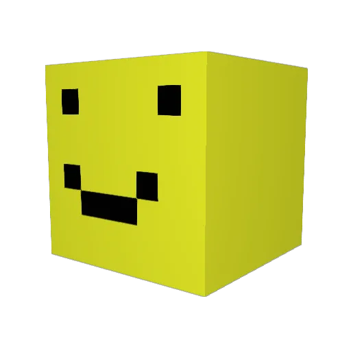 ZManMines Minecraft avatar head, 3D render