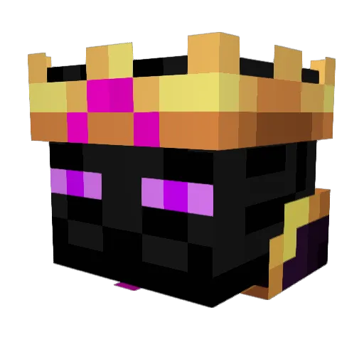ZN2187 Minecraft avatar head, 3D render