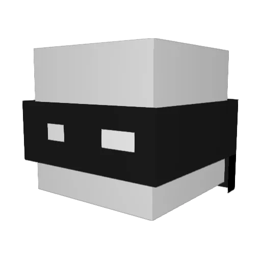 ZOEY201213LEBRON Minecraft avatar head, 3D render