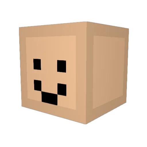 ZOEchary Minecraft avatar head, 3D render