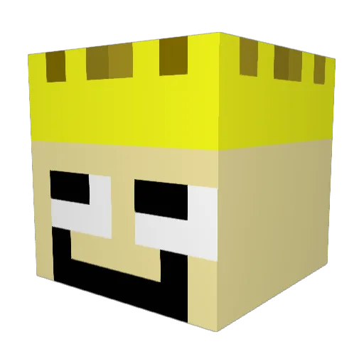 ZOMBIE44444 Minecraft avatar head, 3D render