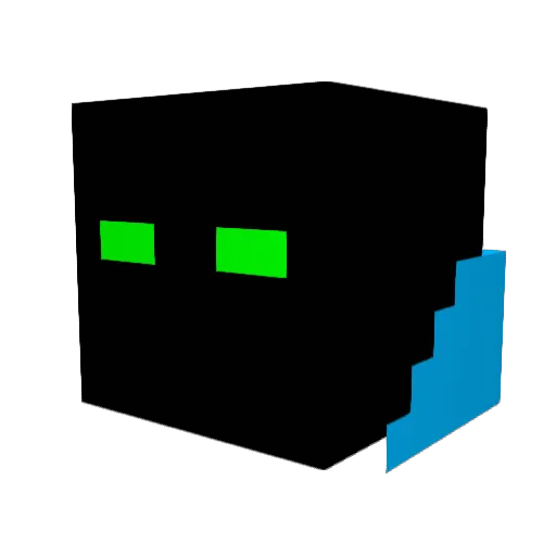 ZOMBIELOCO Minecraft avatar head, 3D render