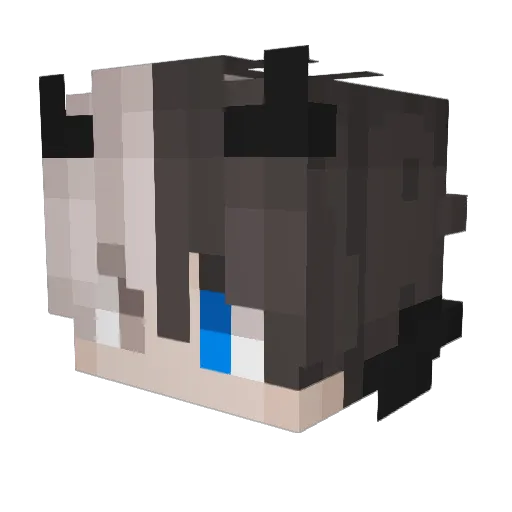 ZORION_GYROX Minecraft avatar head, 3D render