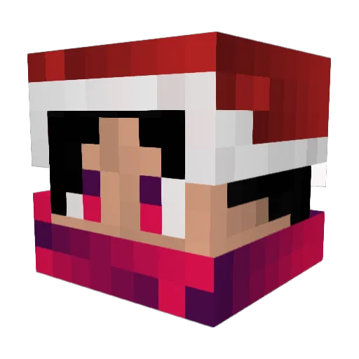 ZORNIK Minecraft avatar head, 3D render