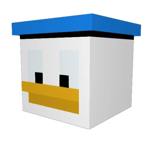 ZORO1112 Minecraft avatar head, 3D render
