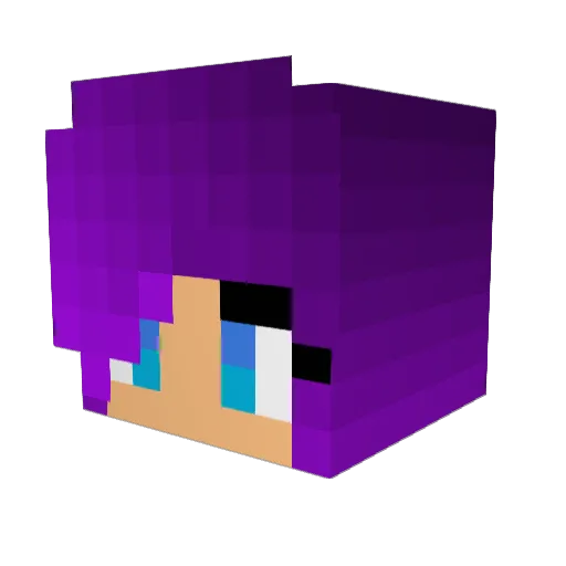 ZOUZOU73 Minecraft avatar head, 3D render