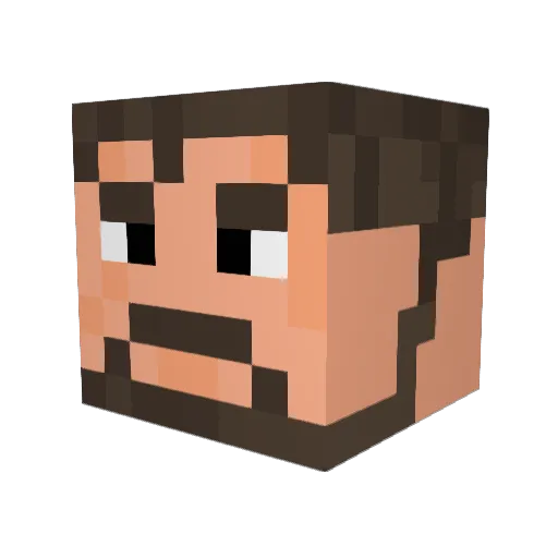 ZPMJay Minecraft avatar head, 3D render