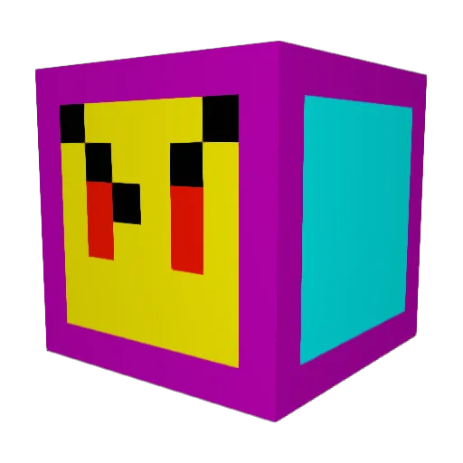 ZRDI Minecraft avatar head, 3D render