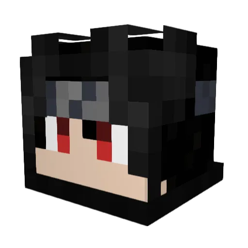 ZRVT Minecraft avatar head, 3D render