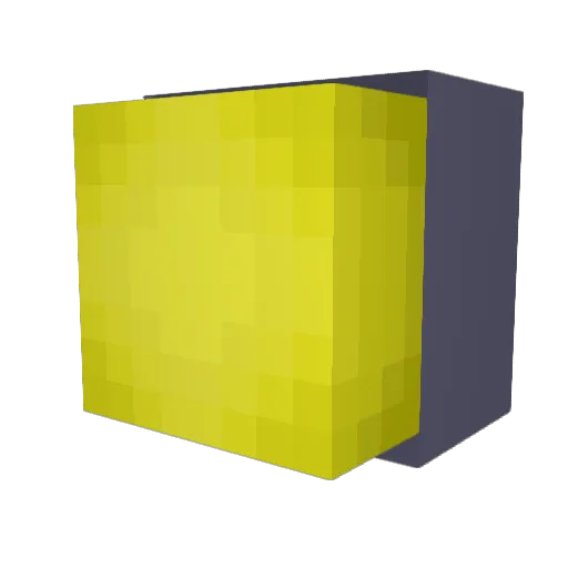ZRmini Minecraft avatar head, 3D render