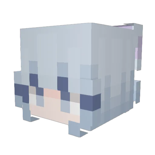 ZSG114514 Minecraft avatar head, 3D render