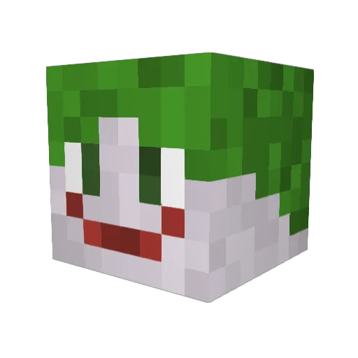 ZSMITTS Minecraft avatar head, 3D render