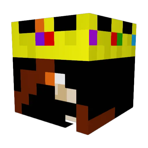 ZSTLPheonix Minecraft avatar head, 3D render