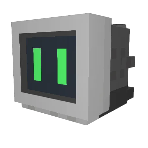 ZS_XB Minecraft avatar head, 3D render