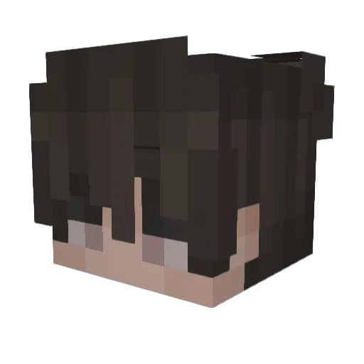 ZSepty Minecraft avatar head, 3D render