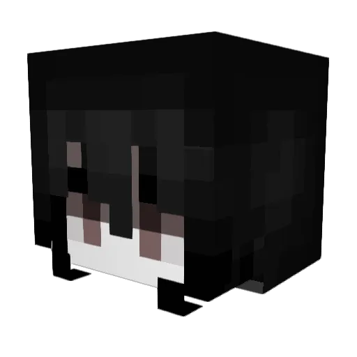 ZSih Minecraft avatar head, 3D render