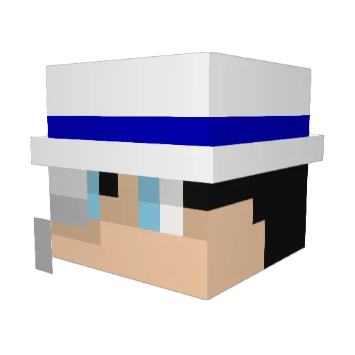 ZSmoothie Minecraft avatar head, 3D render