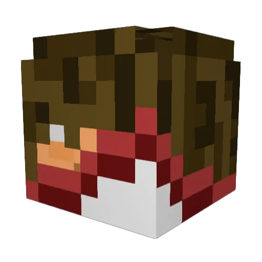 ZSpecZA Minecraft avatar head, 3D render