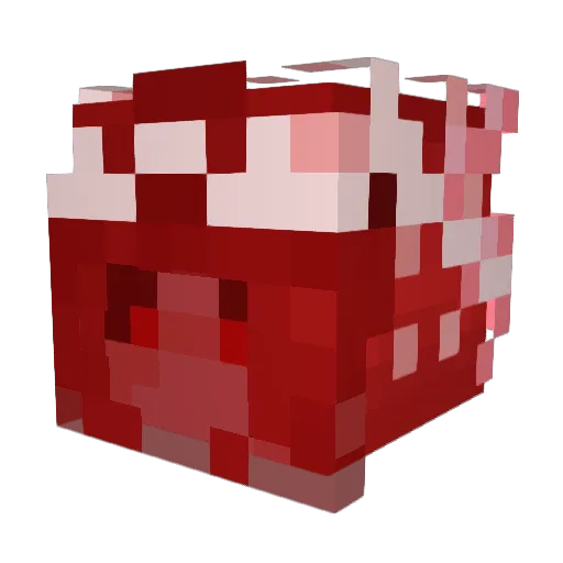 ZUBIRU Minecraft avatar head, 3D render