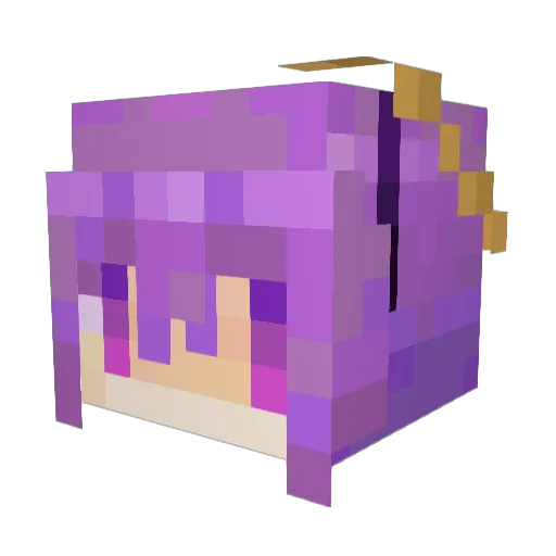 ZURIDMAN Minecraft avatar head, 3D render